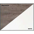 Saint Birch Finley White 59-inch L-Shape Desk