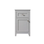 Indigo Home 18 Inch Bathroom Storage Freedstanding Cabinet