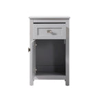 Indigo Home 18 Inch Bathroom Storage Freedstanding Cabinet