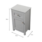 Indigo Home 18 Inch Bathroom Storage Freedstanding Cabinet