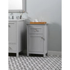 Indigo Home 18 Inch Bathroom Storage Freedstanding Cabinet