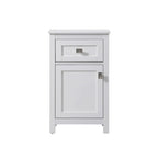 Indigo Home 18 Inch Bathroom Storage Freedstanding Cabinet