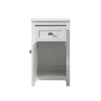 Indigo Home 18 Inch Bathroom Storage Freedstanding Cabinet