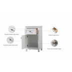 Indigo Home 18 Inch Bathroom Storage Freedstanding Cabinet