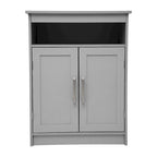 Modern Bathroom Storage Cabinet with Magnetic Close Doors and Shelves