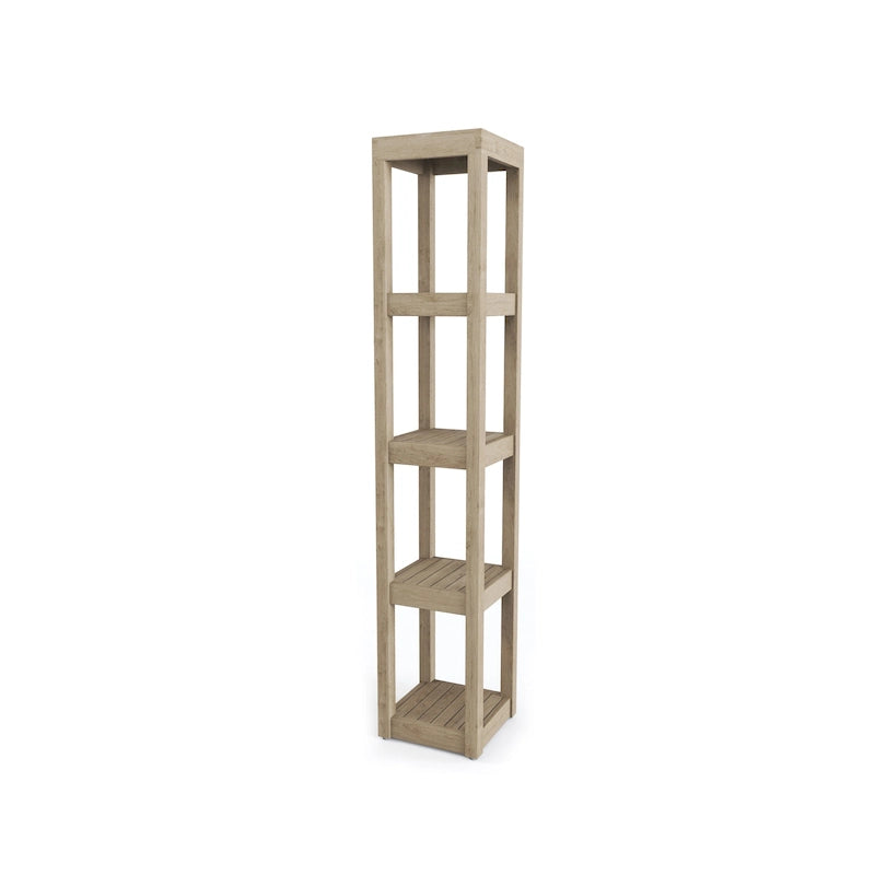 Original Square Teak Bath Rack