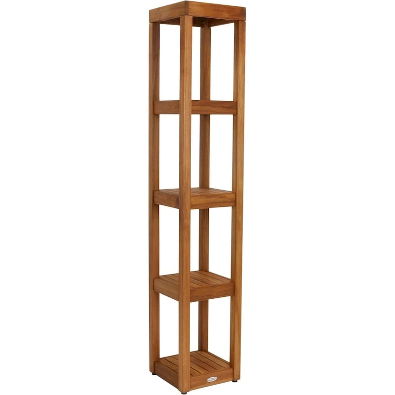 Original Square Teak Bath Rack