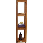 Original Square Teak Bath Rack