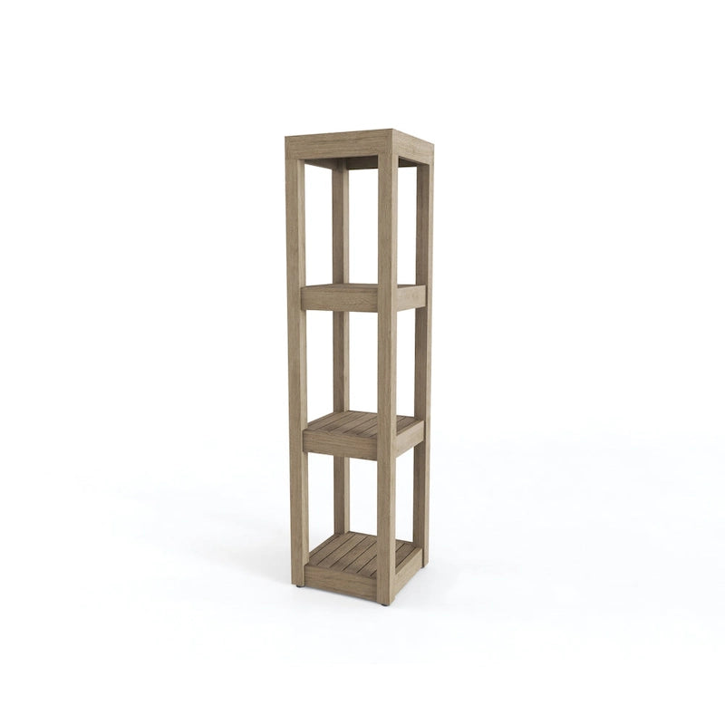 Original Square Teak Bath Rack