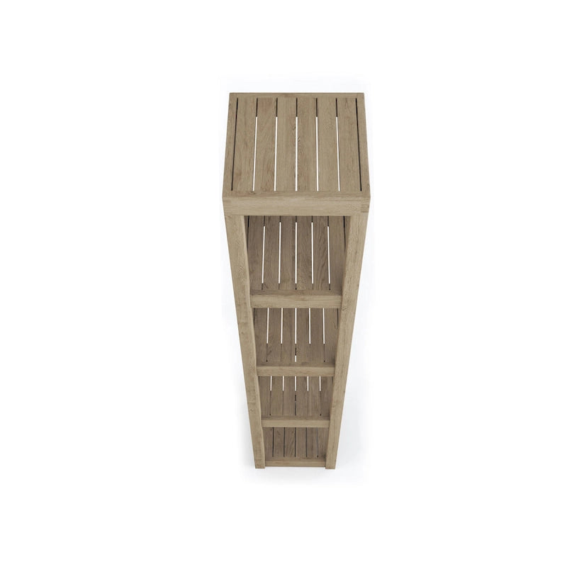 Original Square Teak Bath Rack