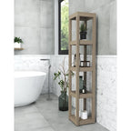 Original Square Teak Bath Rack