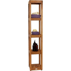 Original Square Teak Bath Rack