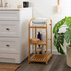 Organize It All 3 Tier Bamboo Tower - 12 x 12 x 27.76