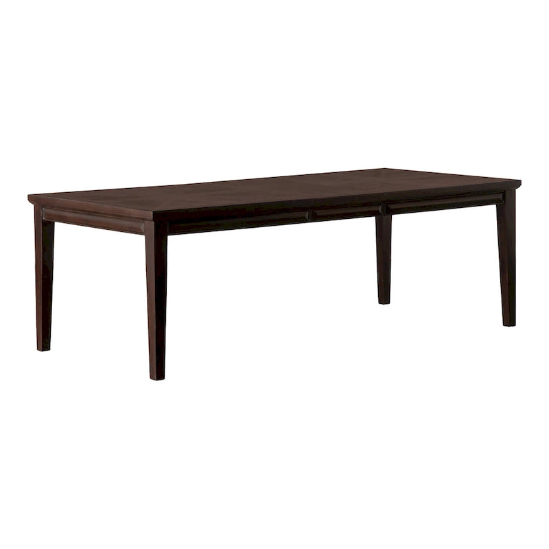 Furniture of America Chase Modern 90-inch Wood Extendable Dining Table with 18-inch Leaf
