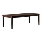 Furniture of America Chase Modern 90-inch Wood Extendable Dining Table with 18-inch Leaf