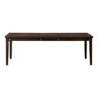 Furniture of America Chase Modern 90-inch Wood Extendable Dining Table with 18-inch Leaf