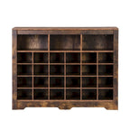 24 Shoe Cubby Console, Shoe Cabinet with Curved Base, Versatile Sideboard with High-quality for Hallway, Bedroom, Living Room