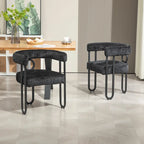 Contemporary Designed Upholstered Accent Chair set of 2