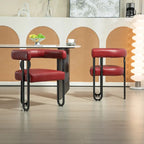 Contemporary Designed Upholstered Accent Chair set of 2