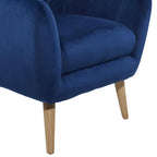 Polyester Living Room Accent Chair — Black, Blue, or Yellow