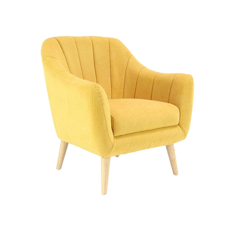 Polyester Living Room Accent Chair — Black, Blue, or Yellow