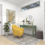 Polyester Living Room Accent Chair — Black, Blue, or Yellow