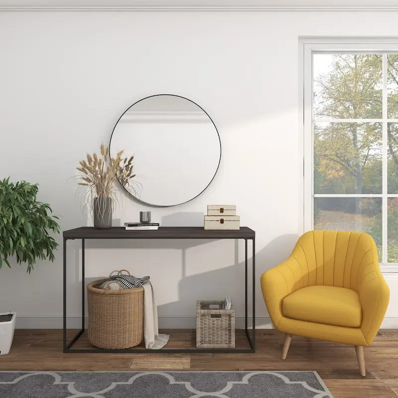 Polyester Living Room Accent Chair — Black, Blue, or Yellow