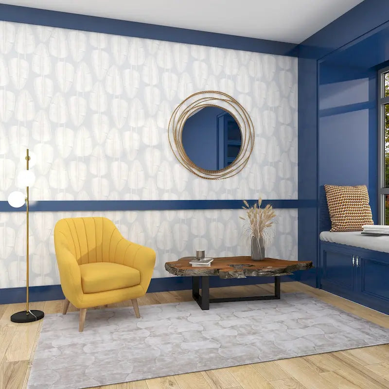 Polyester Living Room Accent Chair — Black, Blue, or Yellow