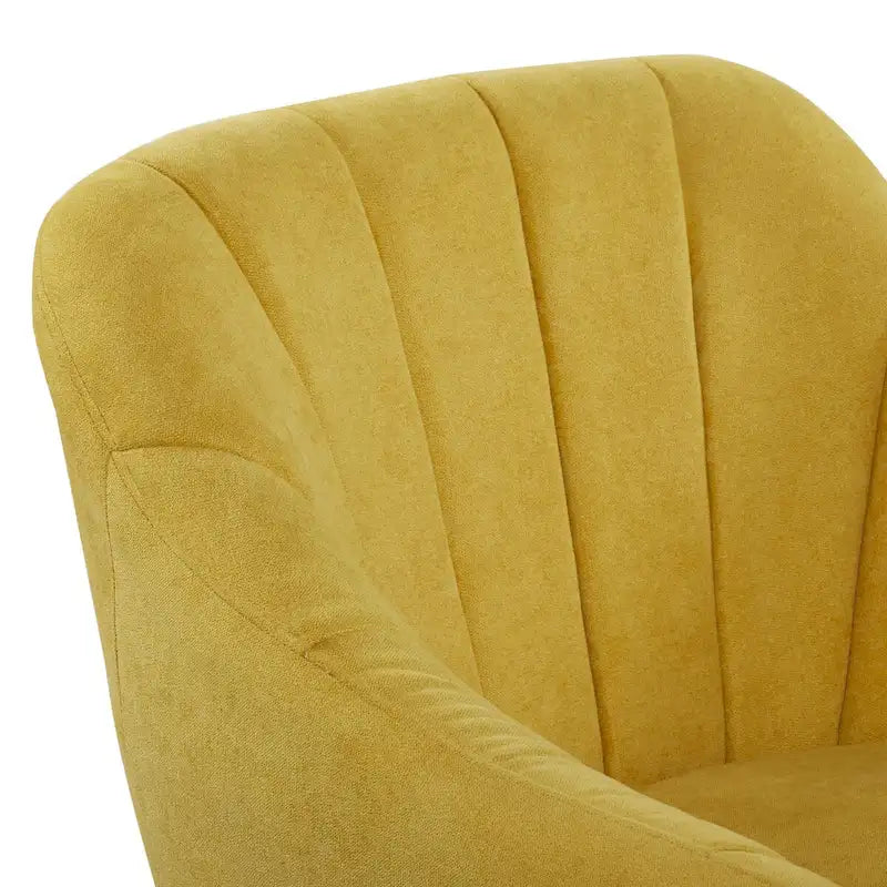 Polyester Living Room Accent Chair — Black, Blue, or Yellow