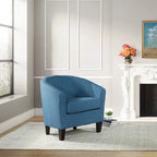 Ethan Mid Century Tub Chair with Dark Espresso Legs