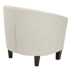 Ethan Mid Century Tub Chair with Dark Espresso Legs