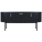 SAFAVIEH Home Shaelynn 4 Door Sideboard/Media Stand - 71Wx18Dx32H