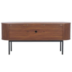 SAFAVIEH Home Shaelynn 4 Door Sideboard/Media Stand - 71Wx18Dx32H