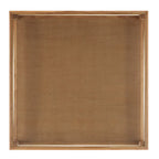 Square Glass Coffee Table — W40 x D40 x H17